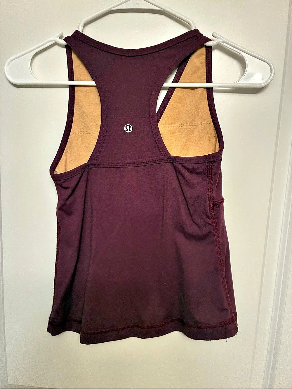 Vintage Lululemon Tank Athletic Tank Top in a berry purple